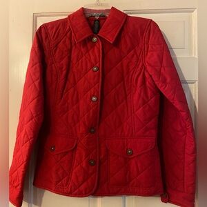Red Lauren Ralph Lauren Quilted Jacket